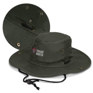 Branded Promotional Oilskin Wide Brim Hat