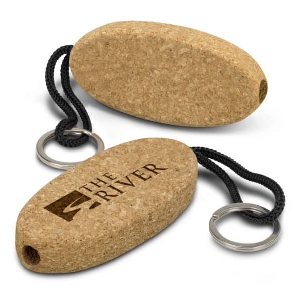 Branded Promotional Cork Floating Key Ring