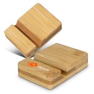 Branded Promotional Bamboo Phone Stand