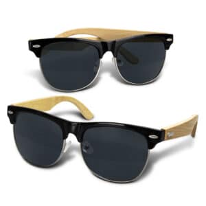 Branded Promotional Maverick Sunglasses - Bamboo