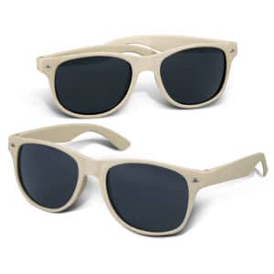 Branded Promotional Malibu Basic Sunglasses - Natural