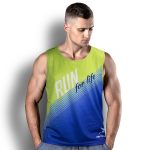 Branded Promotional Custom Mens Sports Singlet