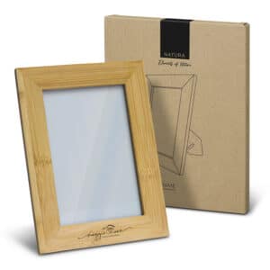Branded Promotional NATURA Wooden Photo Frame