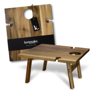 Branded Promotional Keepsake Folding Wine Table