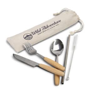 Branded Promotional Stainless Steel Cutlery Set