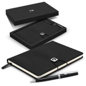 Branded Promotional Pierre Cardin Biarritz Notebook And Pen Gift Set