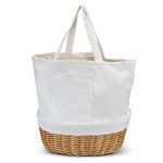 Branded Promotional Keepsake Wicker Tote Bag