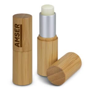 Branded Promotional Bamboo Lip Balm