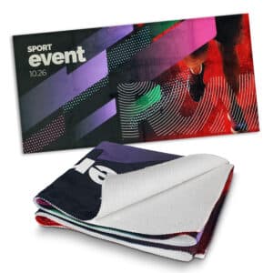 Branded Promotional Sports Fit Towel - Full Colour