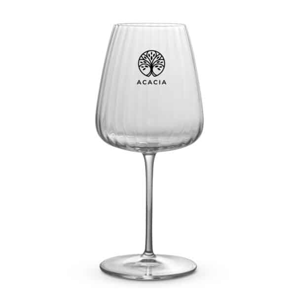 Branded Promotional Luigi Bormioli Optica Bordeaux Glass