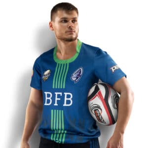 Branded Promotional Custom Mens Rugby T-Shirt