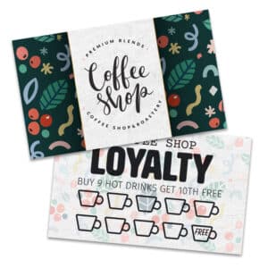 Branded Promotional Full Colour Loyalty Cards