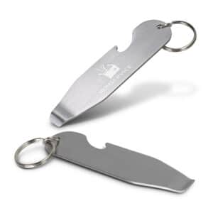 Branded Promotional Paint Tin And Bottle Opener Key Ring