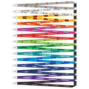 Branded Promotional Colour Max Lanyard 16mm