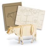 Branded Promotional BRANDCRAFT Cow Wooden Model