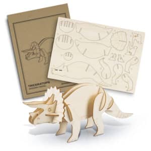 Branded Promotional BRANDCRAFT Triceratops Wooden Model
