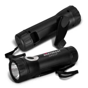 Branded Promotional Dynamo Rechargeable Torch