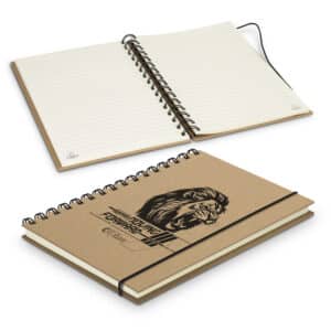 Branded Promotional Sugarcane Paper Spiral Notebook