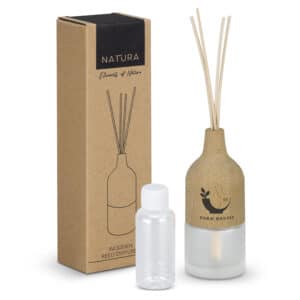 Branded Promotional NATURA Wooden Reed Diffuser