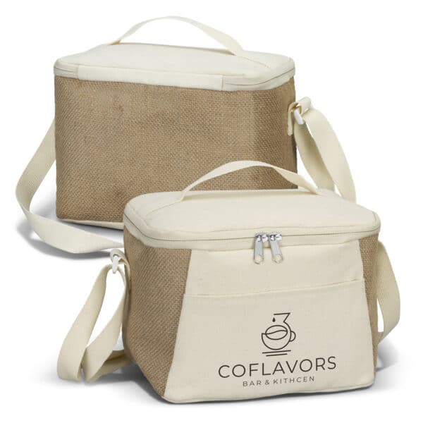 Branded Promotional Jute Cooler Bag