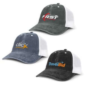 Branded Promotional Faded Trucker Cap