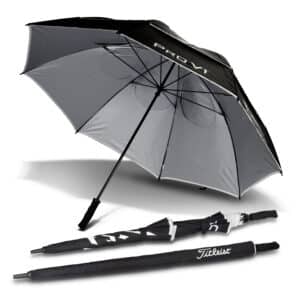 Branded Promotional Titleist Tour Double Canopy Umbrella