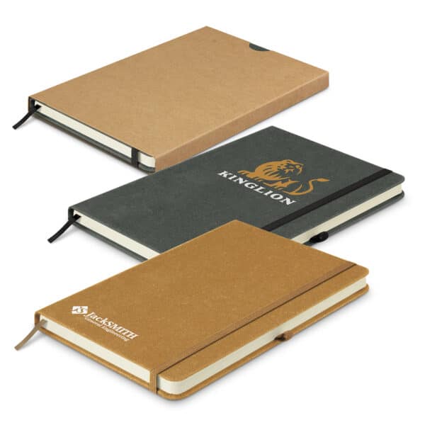 Branded Promotional Phoenix Recycled Hard Cover Notebook