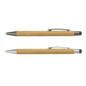 Branded Promotional Lancer Bamboo Stylus Pen