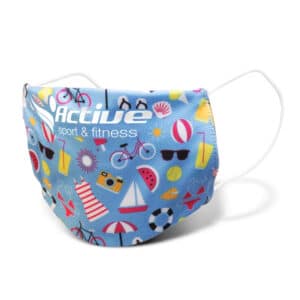 Branded Promotional Reusable Face Mask Full Colour - Small