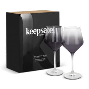 Branded Promotional Keepsake Dusk Wine Glass Set Of 2