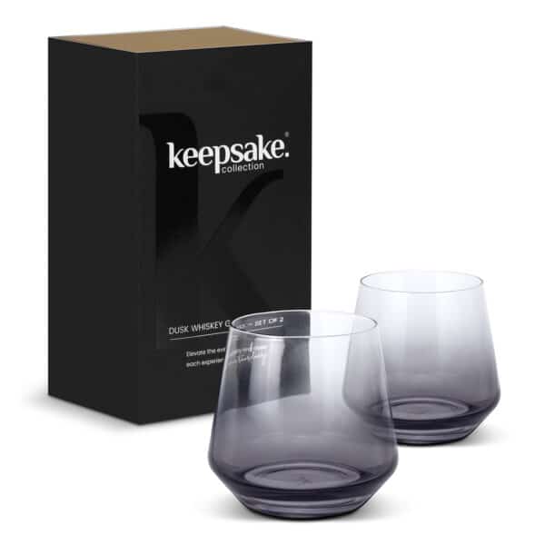 Branded Promotional Keepsake Dusk Whiskey Glass Set Of 2