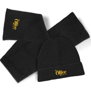Branded Promotional Avalanche Scarf And Beanie Set