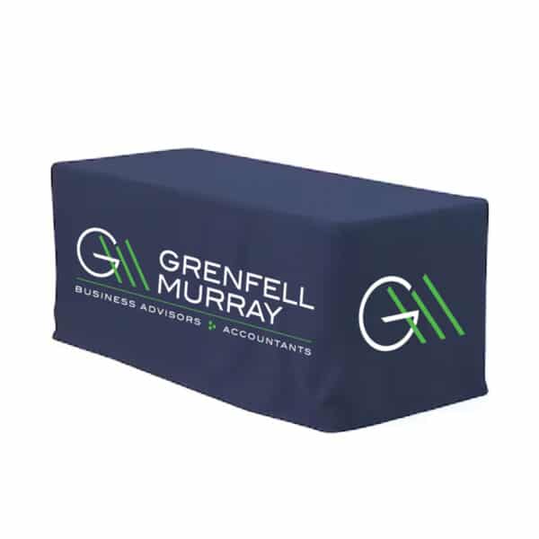Branded Promotional 4 Foot Table Cover Fitted