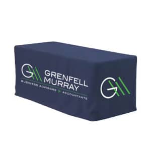 Branded Promotional 6 Foot Table Cover Fitted