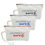 Branded Promotional Canvas Cosmetic Bag