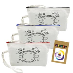 Branded Promotional Colouring Canvas Cosmetic Bag