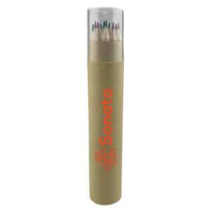 Branded Promotional Colour Pencil Tube