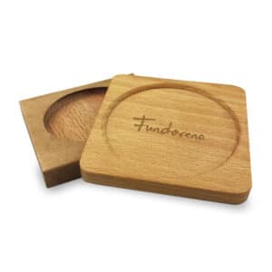 Branded Promotional Feldberg Wood Coaster
