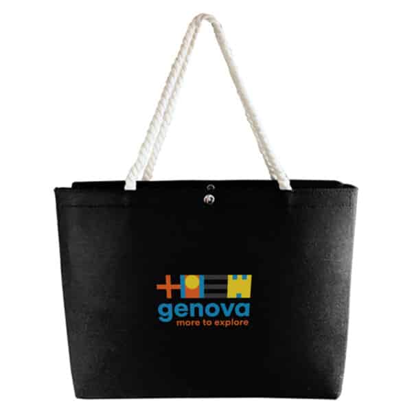 Branded Promotional Genova Felt Shopper