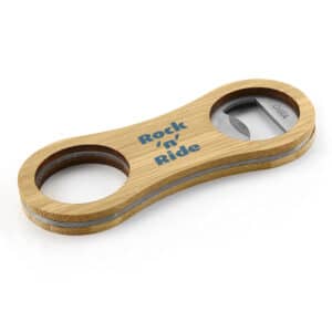 Branded Promotional Intox Bamboo Bottle Opener Key Ring