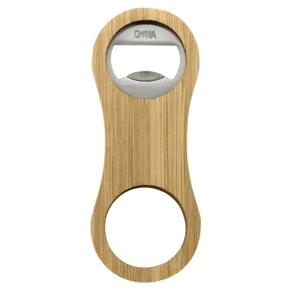 Intox Bamboo Bottle Opener Key Ring - Image 3