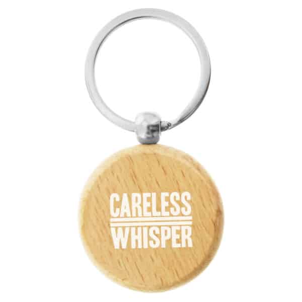 Branded Promotional Wood Round Key Ring
