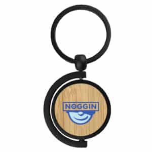 Branded Promotional Thorndon Bamboo Key Ring