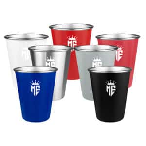 Branded Promotional Metal Party Cup