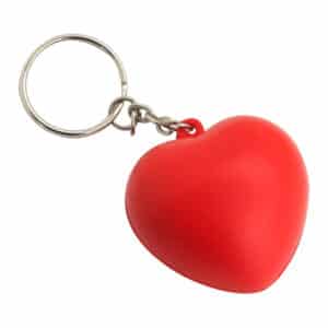 Branded Promotional Stress Heart Key Ring
