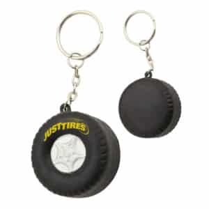 Branded Promotional Stress Tyre Key Ring