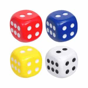 Branded Promotional Stress Small Dice