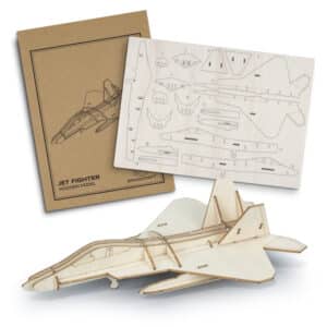 Branded Promotional BRANDCRAFT Jet Fighter Wooden Model