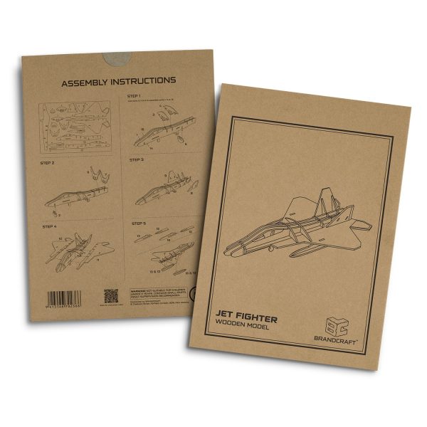 BRANDCRAFT Jet Fighter Wooden Model - Image 4