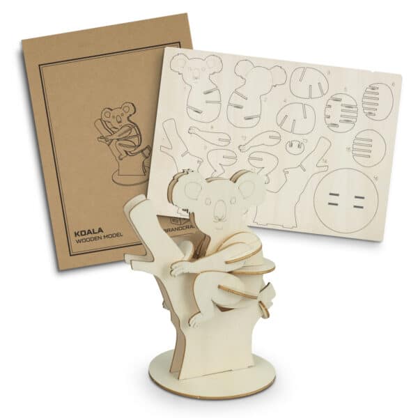 Branded Promotional BRANDCRAFT Koala Wooden Model